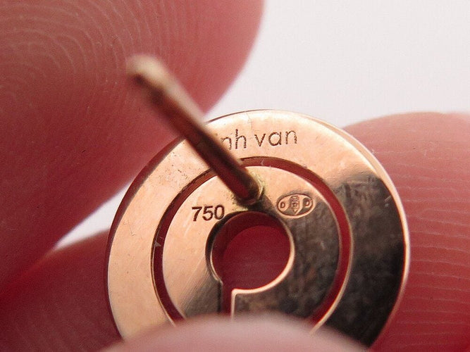 Boucles d'oreilles boucles d'oreilles DINH VAN seventies 823215 diamants or 18k s 58 Facettes 265469