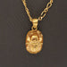 Egyptian scarab pendant chain necklace in gold 58 Facettes E360982A