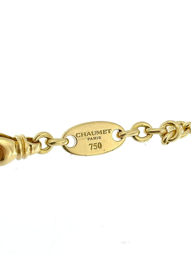 Collier Chaîne Chaumet en Or Jaune 18 carats 58 Facettes