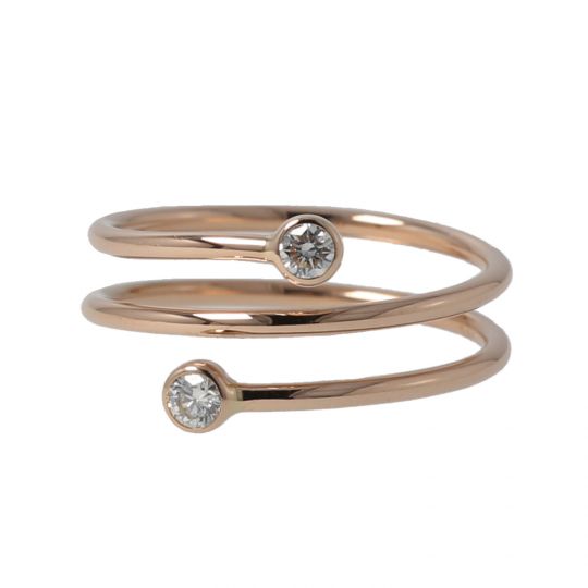 Elsa Peretti Diamond Hoop Ring