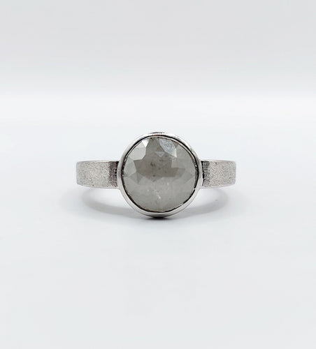 Bague 52 Bague joaillier PAGLIANI or gris diamant gris de 3,50 carats 58 Facettes A01232