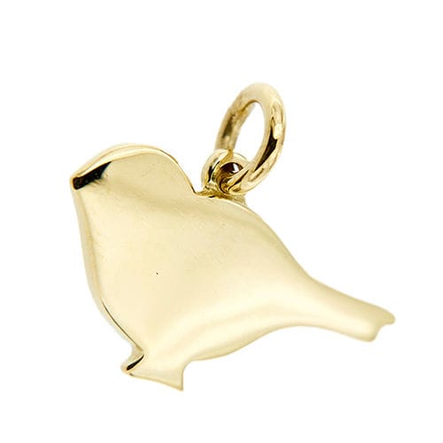 Pendentif DODO - Pendentif moineau en or jaune 58 Facettes 39824