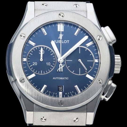Hublot Montre Classic Fusion 45 Chronograph Titanium Blue - Main Image