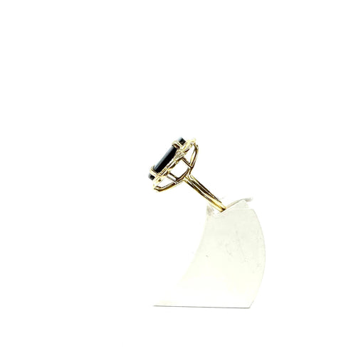 Bague 56 Bague Camée agate bleue 58 Facettes Z1351881