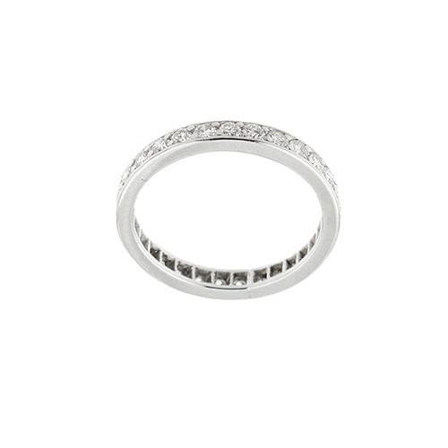 Bague 51 Bague d'éternité avec diamants de 1,45 ct 58 Facettes 36705