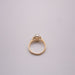 Ring 49 Solitaire 18k yellow gold and cultured pearl 58 Facettes