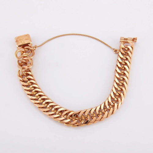 Bracelet Bracelet Or Jaune Maille Gourmette 58 Facettes