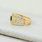 Eleganter Saphir-Diamant-Ring aus 18K Gold | Vintage Luxus