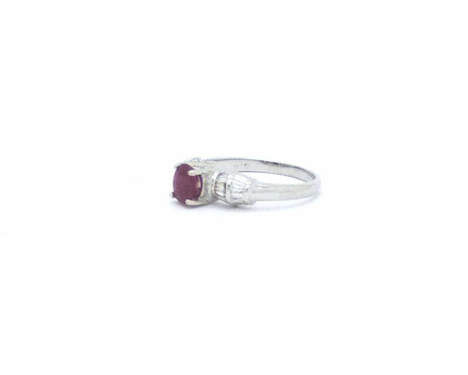 Bague Bague avec rubis birman et diamants 58 Facettes