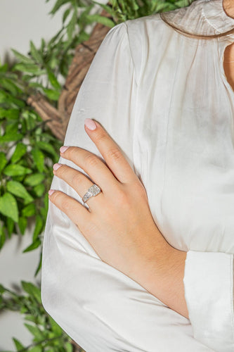 Bague 53 Bague Or blanc Diamant 58 Facettes 2624869CN
