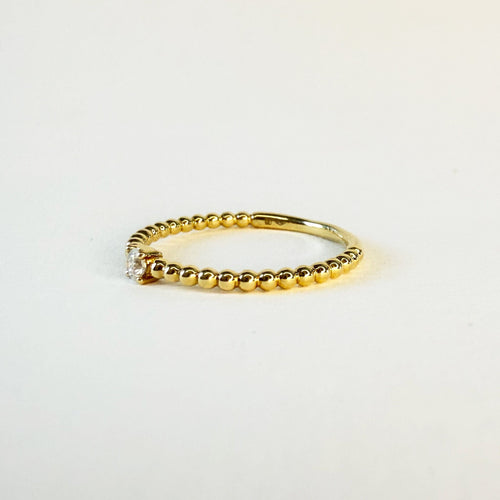 Bague 54 Bague Solitaire n°50｜Or et diamant 58 Facettes INV050