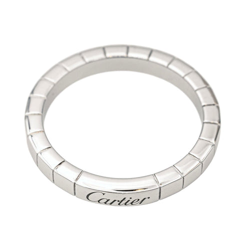 Bague 62 Cartier Bague Alliance Lanières Or blanc 58 Facettes 4061190CN