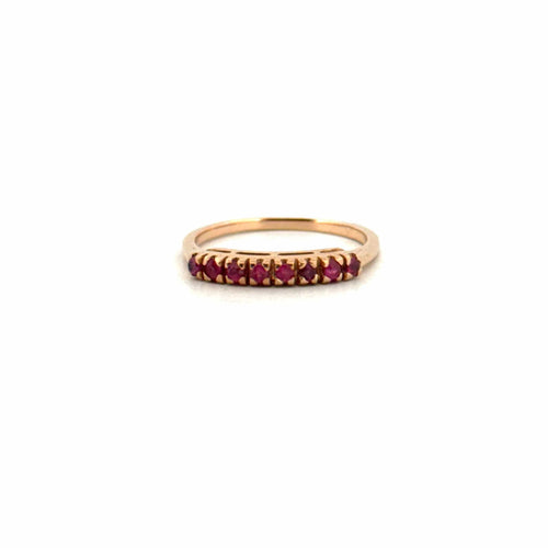 Bague 51 Bague Jarretière Or jaune & Rubis 58 Facettes 59-GS33771-3