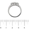 Bague Bague trilogie avec diamants 58 Facettes 25737