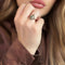 Bague Bague Art-Déco Or 18k Diamants & Emeraudes 58 Facettes 3-GS30804-01
