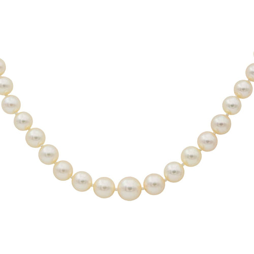 Collier Collier Sautoir Or blanc Perle 58 Facettes 2940374CN