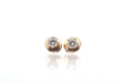 Boucles d'oreilles Puces d'oreilles en or jaune et diamants 58 Facettes 25731 25704d