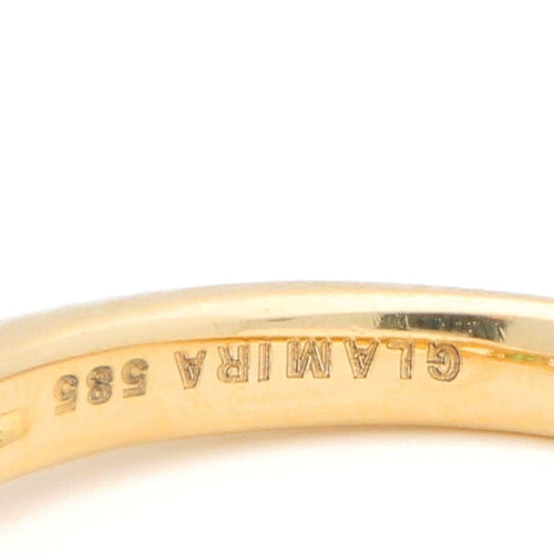 Bague 53 Bague Glamira en or jaune émeraude 58 Facettes 7293E2937EA1432EB2160657120EA0EA