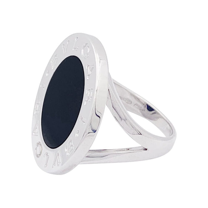 Bague 55 Bague Bulgari "Bulgari Bulgari" or blanc, onyx. 58 Facettes 33802