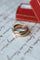 Bague 49 Bague Cartier Trinity 3 Ors Modèle Classique 5 Diamants Taille 49 58 Facettes