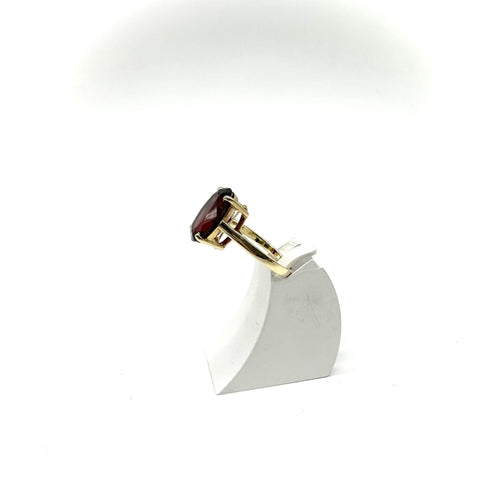 Bague 55 Bague or jaune et grenat 58 Facettes Z1351502