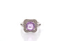 Bague 53 Bague saphir violet de 2,21cts et diamants 58 Facettes 26642-27328