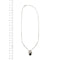 Collier Collier en or blanc avec ovale et diamants 58 Facettes 37410