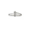 Bague Bague trilogie sertie de diamants de 0,18 ct 58 Facettes 35929