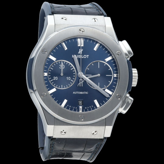 Hublot Montre Classic Fusion Chronograph Titanium Blue 45