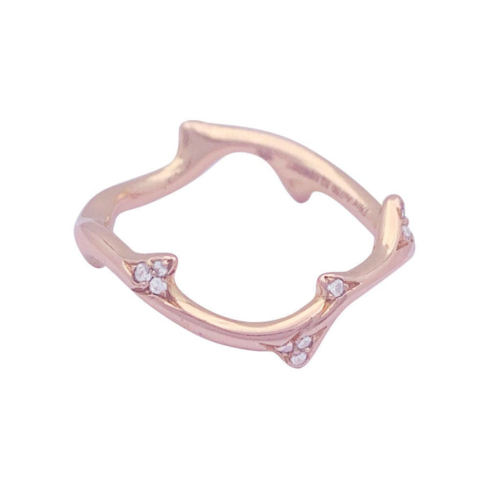 Bague 52 Bague Dior, "Bois de Rose", or rose, diamants. 58 Facettes 33738