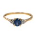 Ring 52 Ring Yellow gold Sapphire 58 Facettes 2826014CN