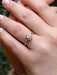 Ring 54 Old cut diamond solitaire ring 0,8 ct 58 Facettes J326