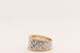 Bague 54 Bague diamants 0,340 carat or bicolore 58 Facettes