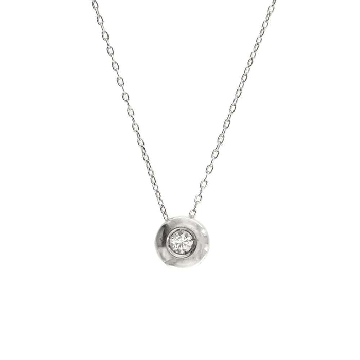 Collier Collier point lumineux avec diamant 58 Facettes 24897