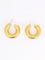 Boucles d'oreilles Boucles d'oreilles Créoles vintage or jaune mat 58 Facettes 1140.1