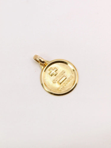 Pendentif Médaille Amour Augis "L'originale" or jaune Plus qu’hier moins que demain 58 Facettes J463