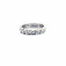 Bague 52 Alliance américaine or blanc, diamants 58 Facettes 88-GS36086-01