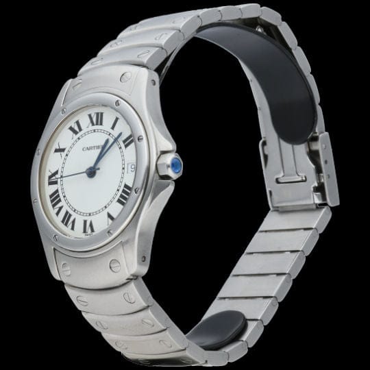 Montre Cartier Montre Santos Ronde 58 Facettes MT41529