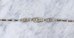 Bracelet Art Deco pearl and diamond bracelet on gold and platinum 58 Facettes