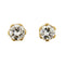 Boucles d'oreilles Boucles d'oreilles puces en or jaune serties de diamants de 0,76 ct 58 Facettes 19444