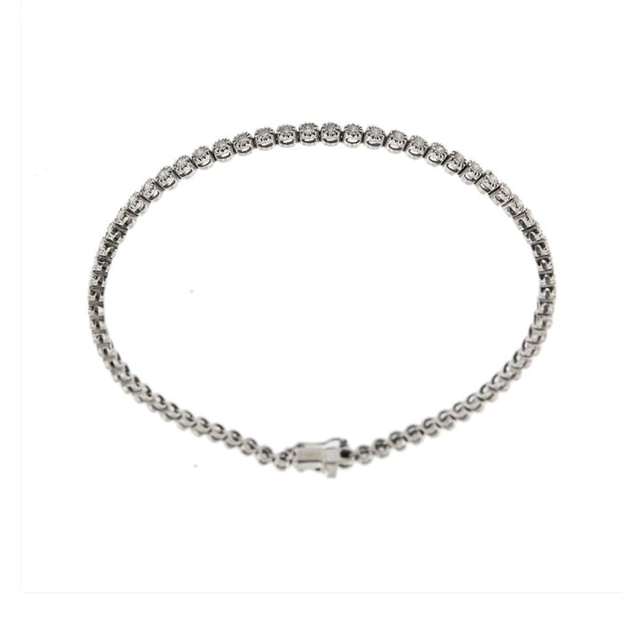 Bracelet Bracelet tennis avec diamants de 2,76 ct 58 Facettes