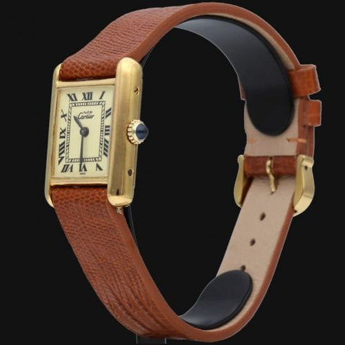 Montre Cartier Montre Tank Vermeil 58 Facettes MT44891