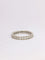 Bague 63 Alliance américaine en or blanc et diamants 2.24 ct 58 Facettes J48