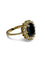 Bague 57 Bague or jaune saphir 3 ct et diamants 0,40 ct 58 Facettes 00073801
