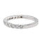 Bague 51 Bague Alliance Or blanc Diamant 58 Facettes 3105166CN