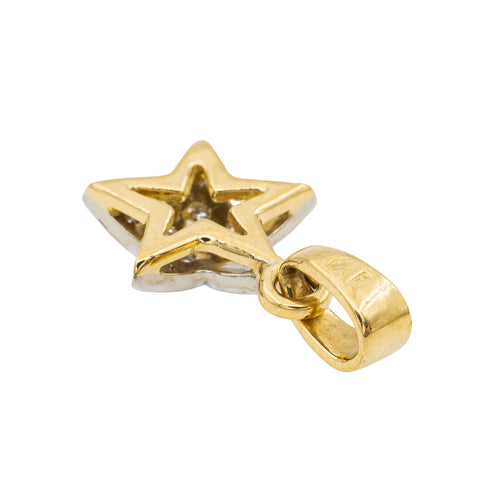 Pendentif Pendentif Etoile Or blanc Diamant 58 Facettes 2927108CN