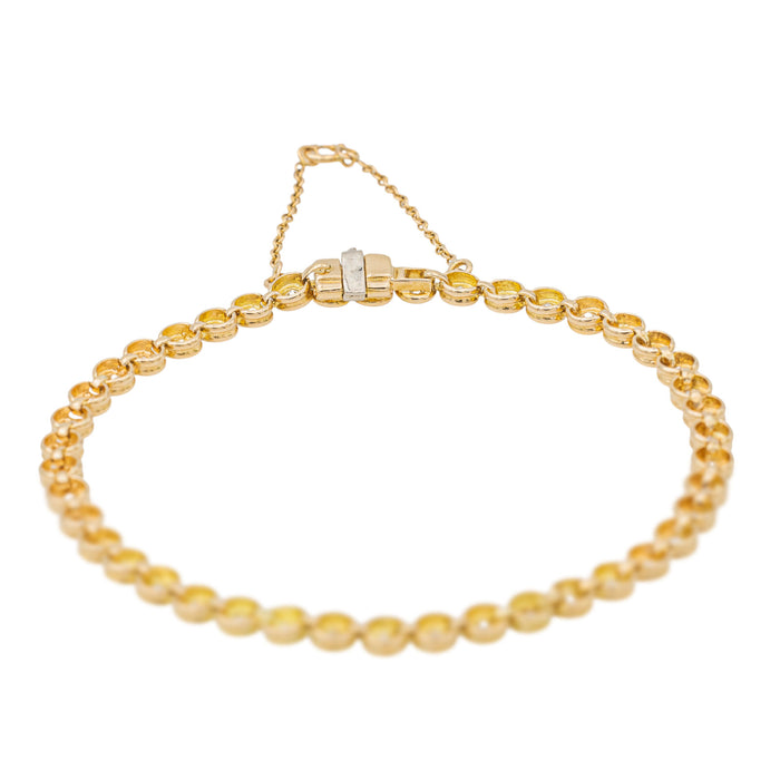 Bracelet Tennis Or jaune Diamant