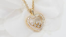 Collier CHOPARD - Collier coeur happy diamonds en or jaune 58 Facettes 32767