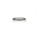 Bague 54 Demie alliance en or blanc sertie de diamants 58 Facettes