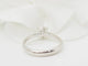 Bague 52.5 Bague solitaire en or blanc et diamant 0.58ct 58 Facettes 28293/31331